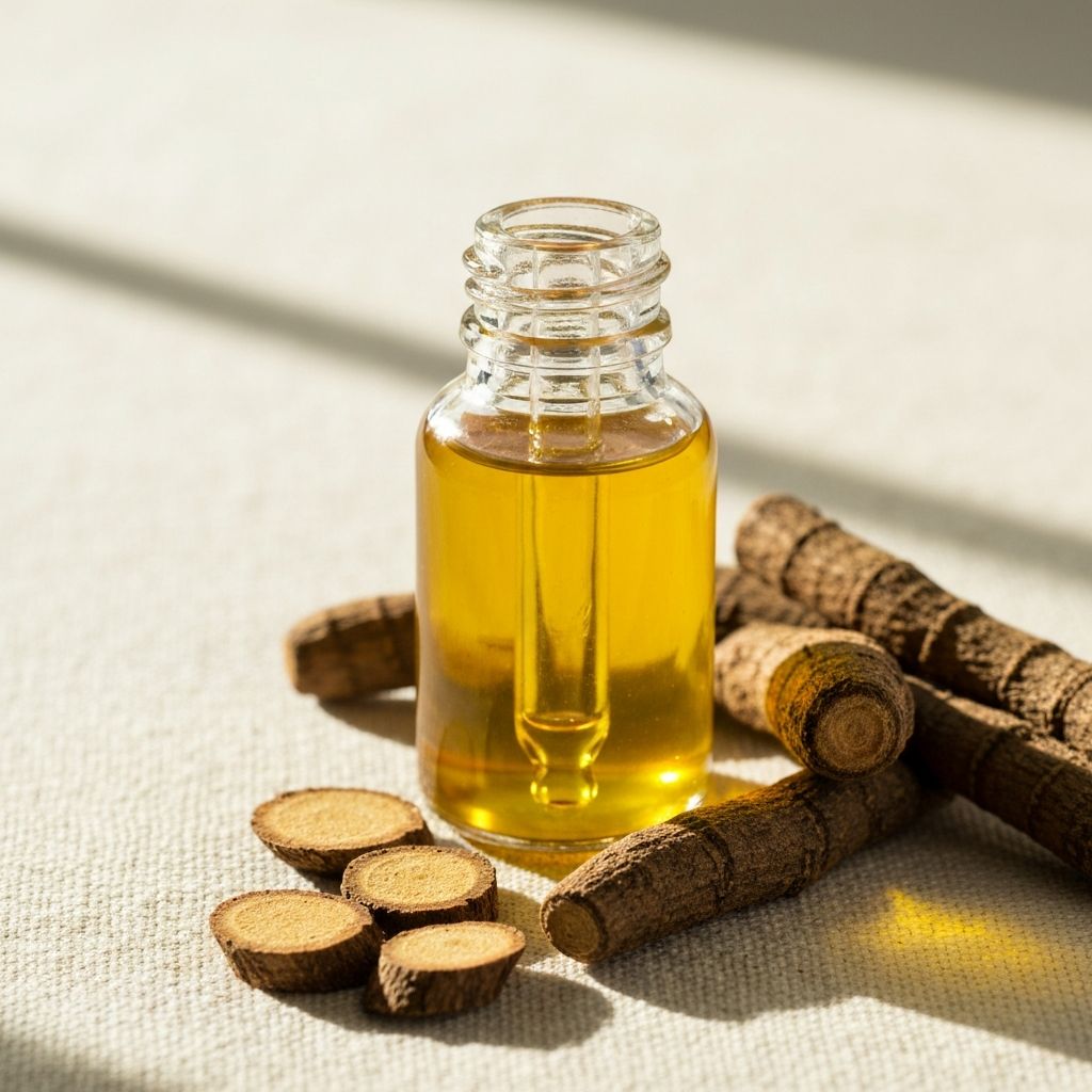 Liquid herbal extract bottle